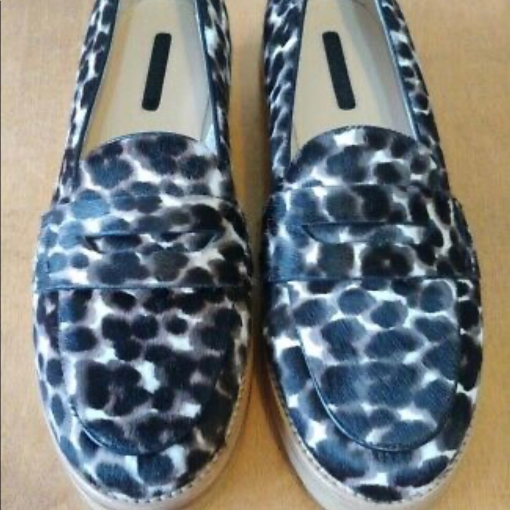 Le Pliage Genuine Calf Hair Penny Slip Loafer